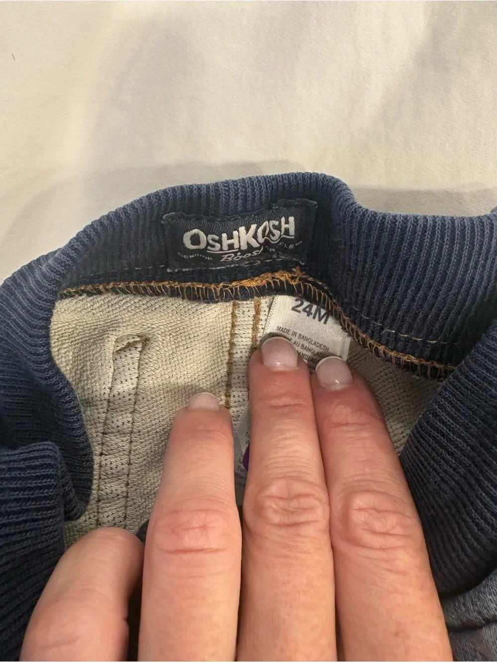 Toddler Blue Pull-On Jeans Jogger Pants